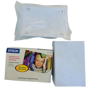Blank Photo Paper for Photo Printer - High Gloss Finish‎ - 4x6 Inch Sheets